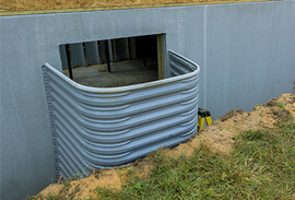 Egress Windows Being Installed at a New Property